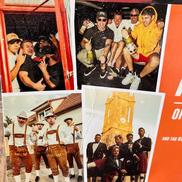 Authentic USA Nelk Full Send Flag Black America 4th of July College Party NEW - Picture 4 of 6